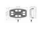 LED-Arbeitsscheinwerfer KAMAR X-SPIDER L3436 72xLED 1600lm