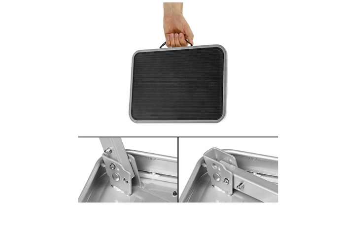 ProPlus 360827 Anhängertrittstufe, klappbare Trittplattform, 150 kg