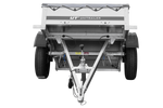 Kleinanhänger für Pkw Garden Trailer 150 KIPP, 150 x 106 cm, 750 kg [mit Flachplane, Planenträgern und Stützrad]
