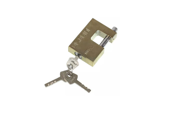 Messing-Vorhängeschloss 70mm HERMON, Ohrdurchmesser 10mm