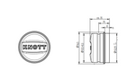 KNOTT 52,2 mm Nabenlager-Abdeckkappe