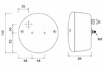 ASPÖCK LED-Nebelschlussleuchte, Bajonettanschluss 5-PIN universell