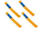 Satz mit vier Transportgurten für UNITRAILER-Anhänger 0,4 m/50 mm/4 t, orange