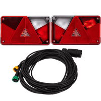 ASPÖCK MULTIPOINT V Rückleuchten + MANTES 7m 7-PIN Kabelbaum