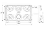 HORPOL LWD2156 LED-Innenraumleuchte 900lm mit Bewegungssensor