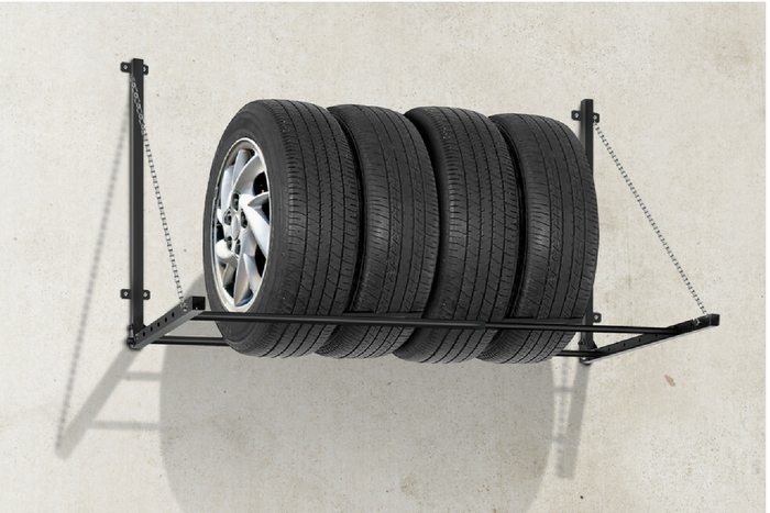 Felgen- und Reifenaufhänger LAMP verstellbare Wandhalterung für Räder