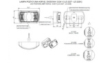 Satz mit vier HORPOL LD 2227 LED-Universalmarkierungsleuchten