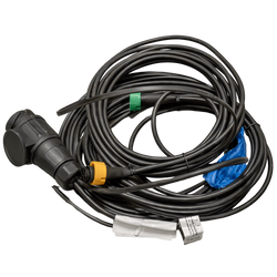 MANTES Elektroinstallations-Anhängerkabelbaum 5,2 m, 13-poliger Stecker, 2 x 5-polige Bajonettverschlüsse