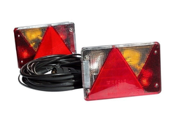 ASPÖCK Rücklichter + MANTES Kabelbaum 4m 7PIN