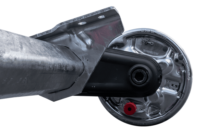 AL-KO COMPACT gebremste Achse für Anhänger/Transporter 1350kg 1100mm 1550mm 5x112