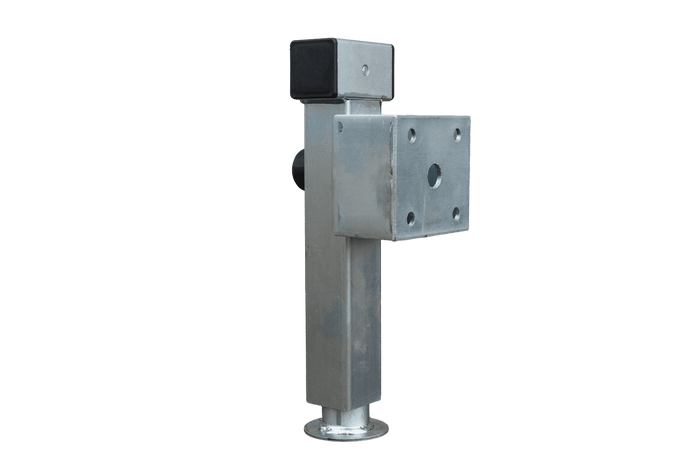 UNITRAILER D-110.000.049 ausziehbare Kurbelstütze für 1300 kg Pritschenanhänger 410-645 mm