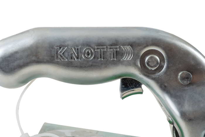 KNOTT 6E0176.001 Kugelkopfkupplung für einen 750kg Anhänger mit V-Deichsel