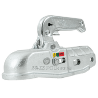 STEELPRESS BC-3000C-00-00 Kugelkopfkupplung für 3000kg Anhänger mit 50mm Rohrdeichsel, Gusseisen