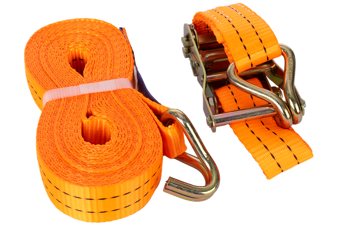 UNITRAILER 8 m/35 mm/2 t oranges Transportband mit Spanner