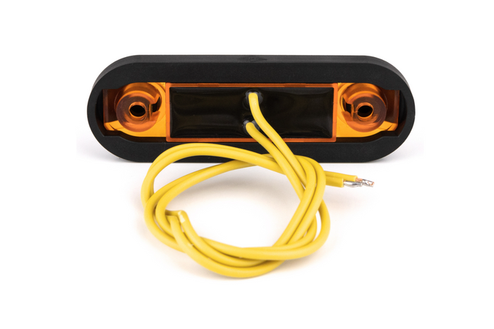 Orangefarbene Positionsleuchte HORPOL LD 3211 LED schlank universell