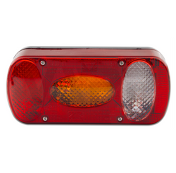 Rückleuchte ASPÖCK MIDIPOINT II 24-3210-007 Bajonett 5PIN 5 Funktionen universell