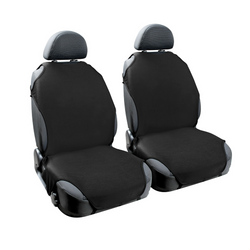 LAMPA T-Shirt schwarz, Satz Autositzbezüge für die Vordersitze