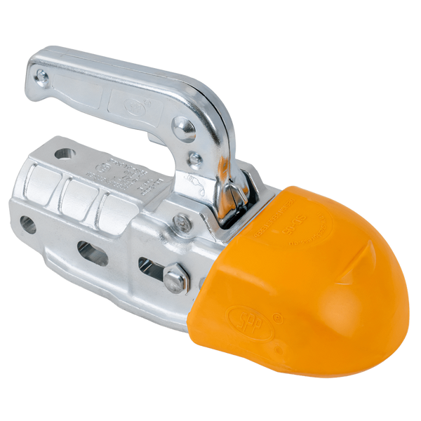 STEELPRESS BC-3000C-00-00+Z3 Kugelkopfkupplung für 3000kg Anhänger mit 35-50mm Rohrdeichsel, Gusseisen