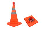 ProPlus 540319 LED-Verkehrskegel, faltbarer Warnkegel, 41 cm