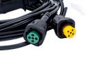 Lichtset: DOBPLAST DPT35 LED-Rückleuchten + FRISTOM FT-009 LED-Seitenmarkierungsleuchten + MANTES 4,5 m 7-poliger Kabelbaum