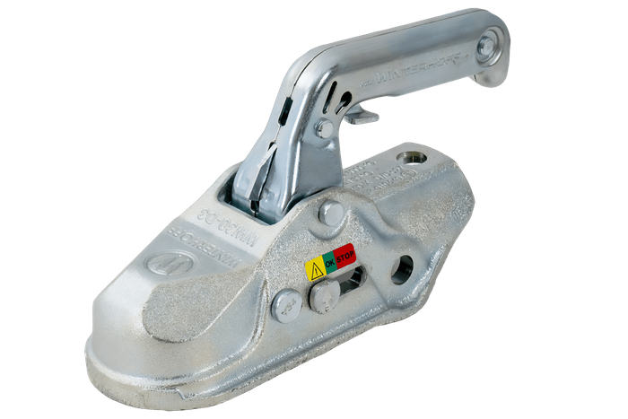 WINTERHOFF WW30-D3-K1414 Kugelkupplung für Anhänger 3000 kg mit Rohrdeichsel 50 mm