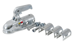 STEELPRESS BC-3000.1D-00-00+Z3 Kugelkopfkupplung für 3000kg Anhänger mit 35-50mm Rohrdeichsel