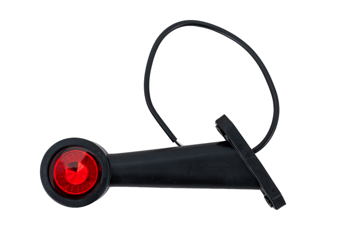 HORPOL LD 726/L LED linke Begrenzungsleuchte auf einem Gummiarm