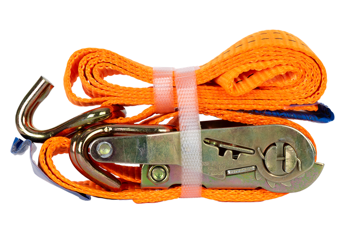 UNITRAILER 2 m/35 mm/2 t oranges Transportband mit Spanner