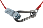 Notfall-Sicherheitsseil KNOTT mit Karabinerhaken 1200 mm