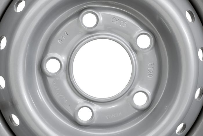 Verstärktes Rad für Anhänger REIFEN KENDA 155/70 R12C 104/102N KENDA RIM 4,5Jx12"H2 5x112 ET:20