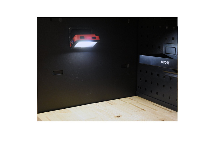 Tragbarer Scheinwerfer + Taschenlampe YATO YT-81819 COB-LED 300 lm