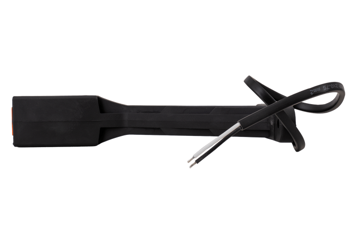 FRISTOM FT-145 LED Umrissleuchte, links, auf einem Gummiarm