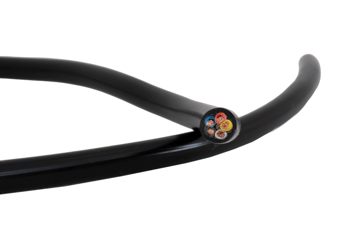 HYBSZ YLY-S 5X1.50 Fünfadriges Elektrokabel - 1 m
