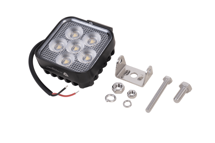LED-Arbeitsscheinwerfer-Reflektor TT TECHNOLOGY SCHWARZ TT.13324 24xLED 1920lm quadratisch