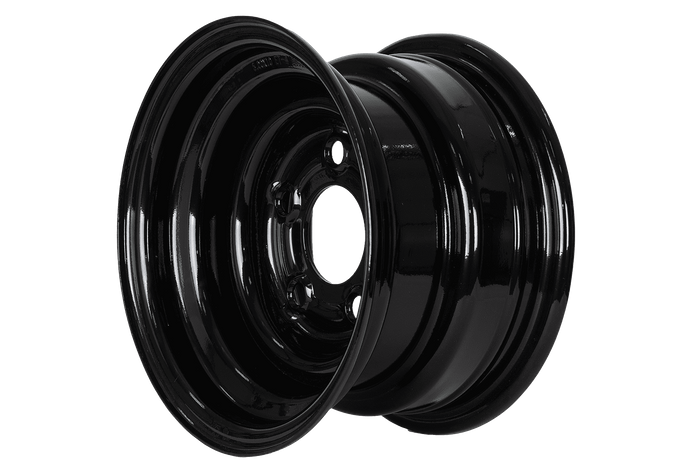 Stahlfelge für Anhänger UNITRAILER schwarz 6Jx10&quot;H2 5x112 ET:-4