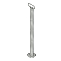 Feste Halterung mit Wellrohr KNOTT 6D6585.001 für 800-kg-Anhänger 48 mm 705 mm