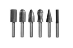 Satz YATO YT-61711 Schaftfräser für Metall, 6-mm-Aufnahme für Geradschleifer, 6-teilig