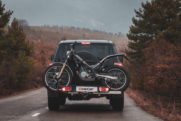 Towcar Balance – Anhängerkupplungs-Motorrad-/Fahrradträger