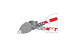 YATO YT-0606 Gelenk-Manschetten-Klemmzange 235 mm