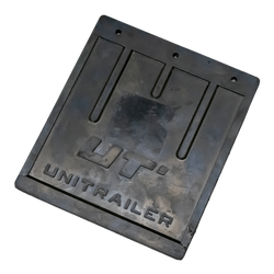 OUTLET Gummischmutzfänger UNITRAILER Kotflügelabdeckung 220/243 mm