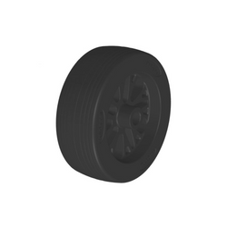 Ersatzrad für das Stützrad KNOTT 6D7691.002, Kunststoff, 210 x 75 mm