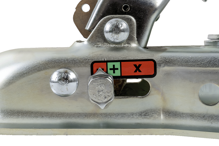 KNOTT 6E0176.001 Kugelkopfkupplung für einen 750kg Anhänger mit V-Deichsel