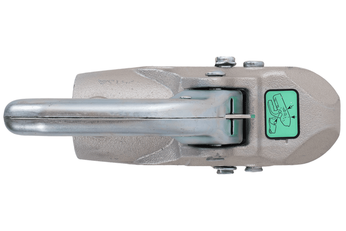 KNOTT K35-A Kugelkopfkupplung für einen 3500kg Anhänger mit einer 50mm Rohrdeichsel, Gusseisen