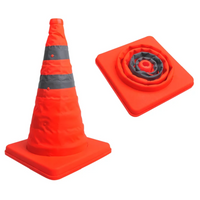 ProPlus 540320 faltbarer Verkehrskegel, Warnkegel 41 cm