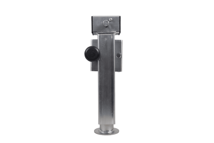 UNITRAILER JL2 ausziehbare Kurbelstütze für 1300 kg Pritschenanhänger 410-645 mm