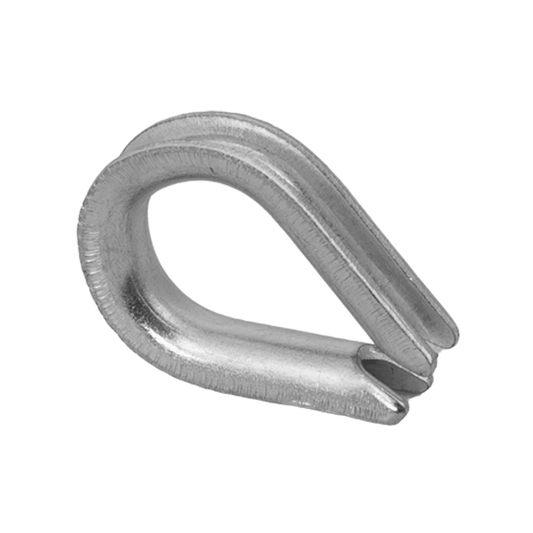 DROMET KU.4 Seilkausche, Stahlkordel, 4mm