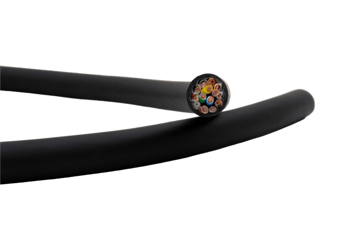 Elektrokabel HYBSZ YLY-S 8x1,5+5x2,5 dreizehnadrig - 1 m