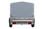 PKW-Anhänger mit Alubordwänden 200 x125 Garden Trailer 201 KIPP ALU mit grauer Hochplane