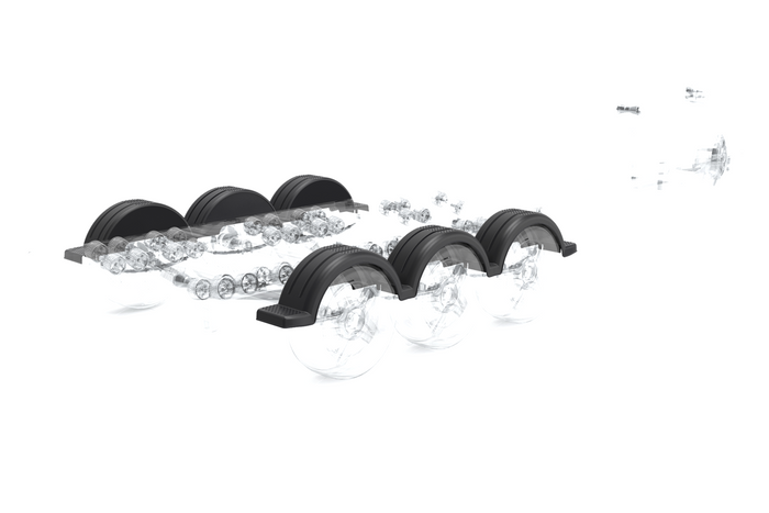 Kotflügel für Bootsanhänger 13" DOMAR D20422D Radlauf 830/240 mm