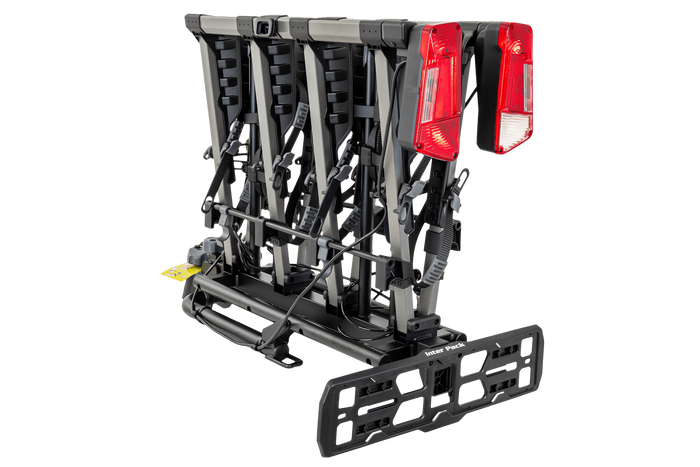 Inter Pack New Spider 4 - Anhängerkupplungs-Fahrradträger für 4 Fahrräder